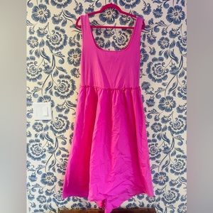 NWOT XXL Flattering A New Day Barbie Pink Midi Dress RRP $32